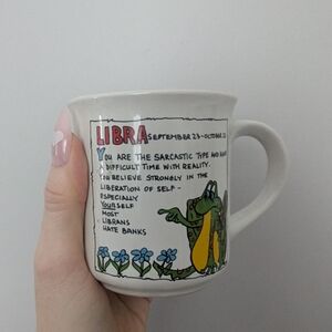 Libra Zodiac Mug with Colorful Design